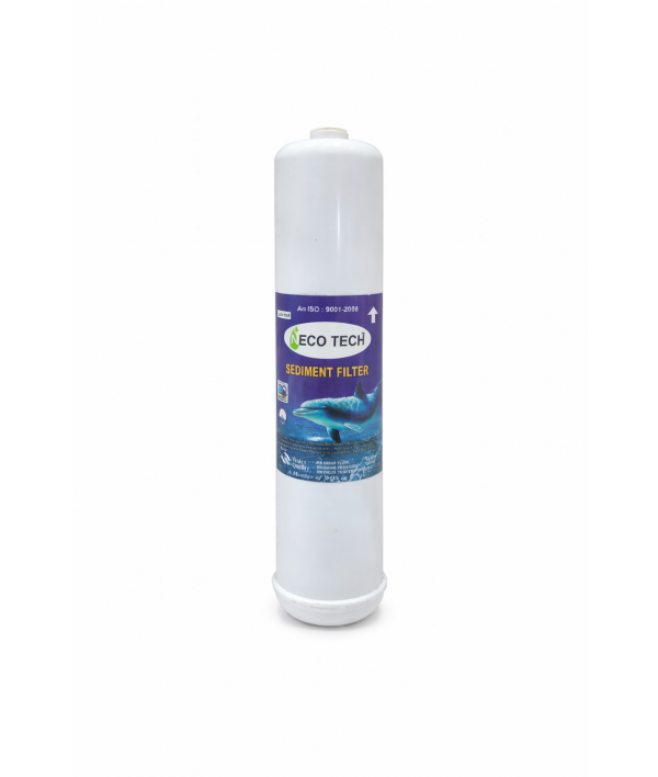 Necotech Inline Sediment Filter Cartridge | High Efficiency Dirt & Rust Removal | Universal RO Water Purifier Compatible | Long Life Pre-Filter